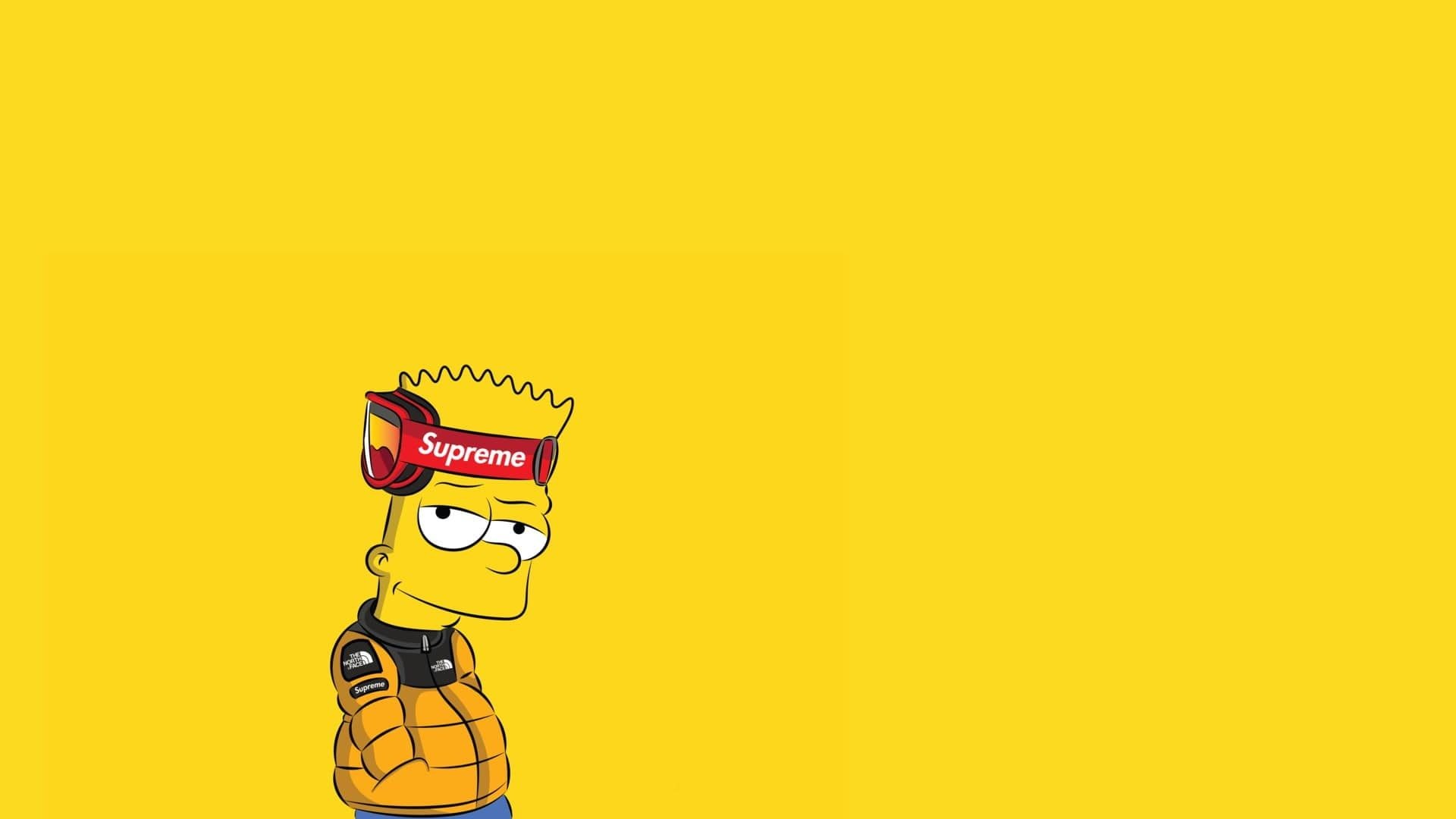Cool Bart Simpson With Shattered Glass