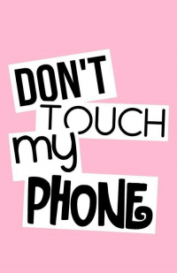 Dont touch my phone wallpaper 14