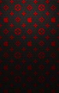 louis vuitton black and red wallpaper
