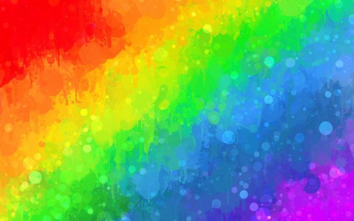 Rainbow Wallpaper x 1