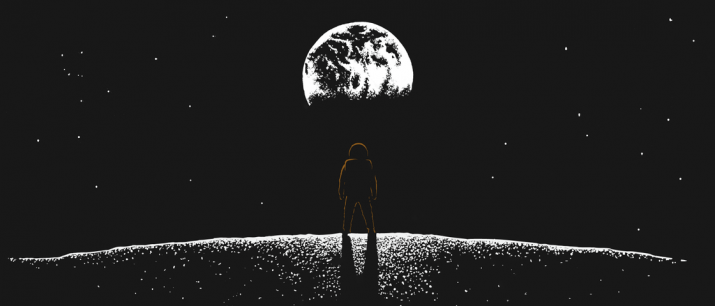 Moon and stars wallpaper 1 Moon and stars wallpaper 1