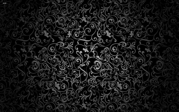 Black Flowers Wallpaper 1