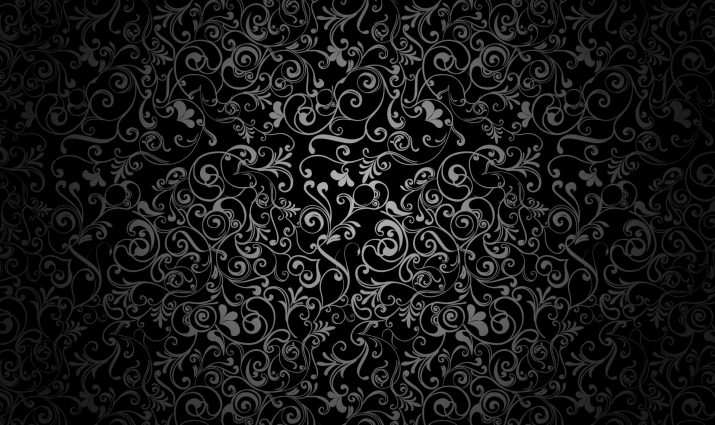 Black Flowers Wallpaper 1