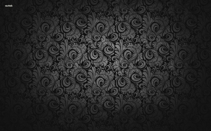 Black Flowers Wallpaper 1