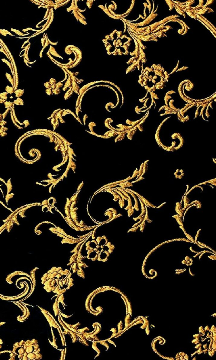 Black And Gold Wallpaper 1
