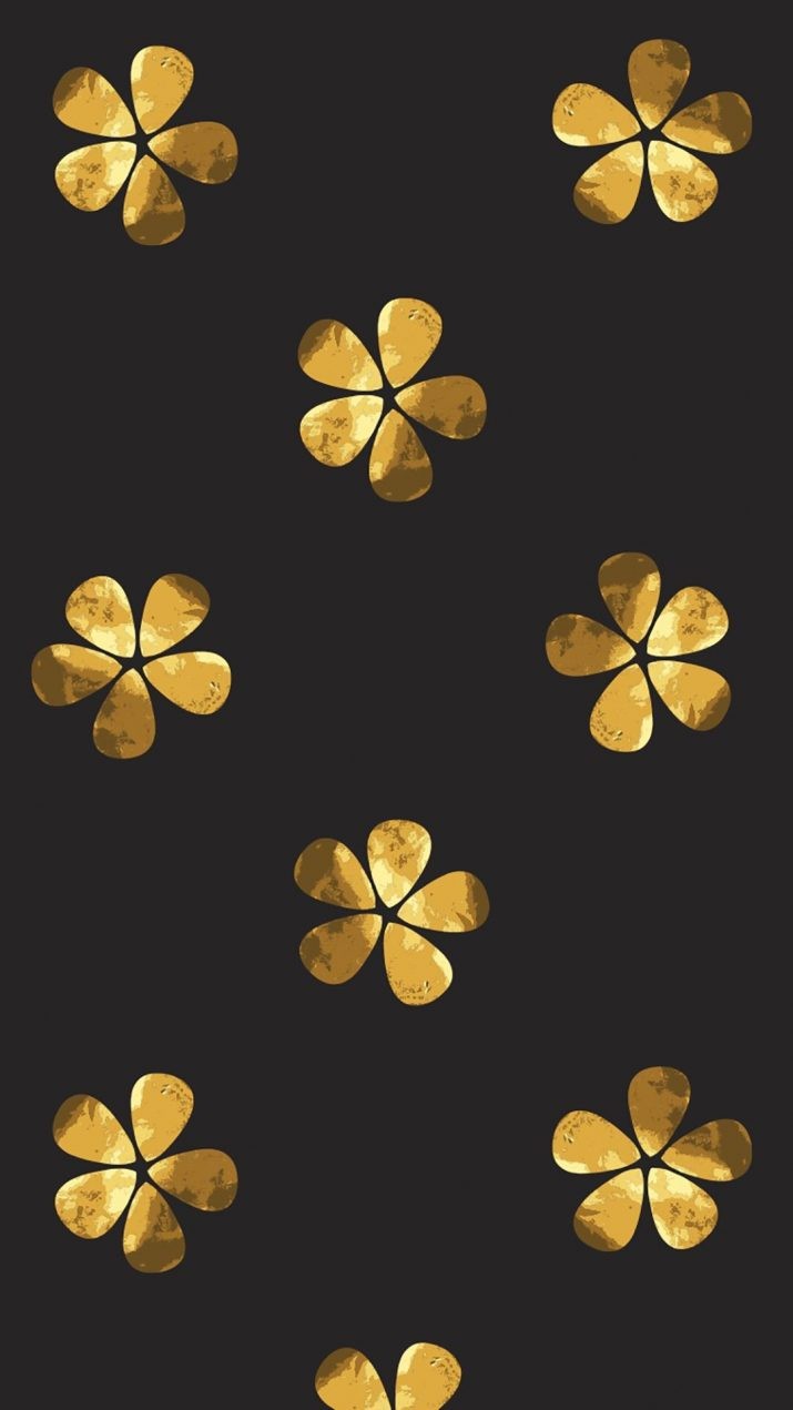 Black And Gold Wallpaper 1