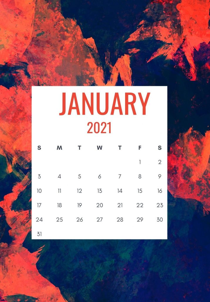 January 2021 Wallpaper 1