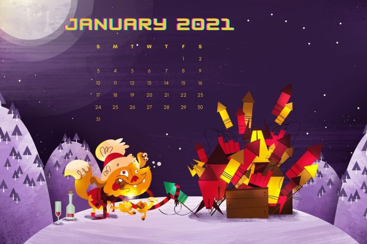 January 2021 Wallpaper 1