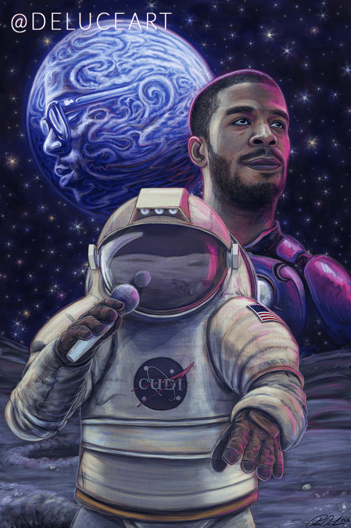 Man on The Moon 3 Kid Cudi Wallpaper Wallpaper Sun