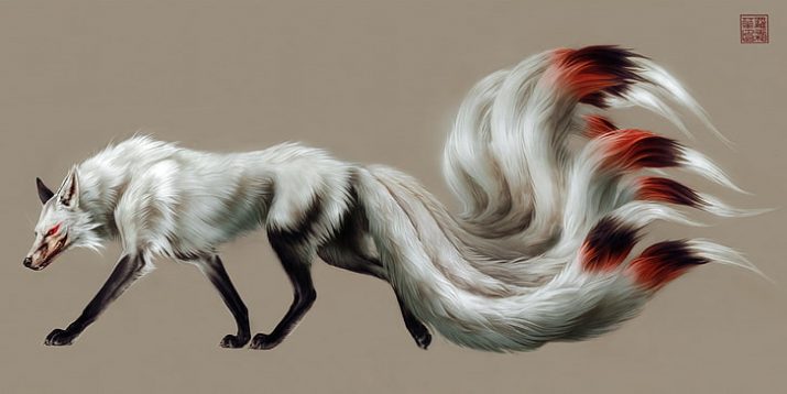 Nine Tailed Fox Wallpaper 1