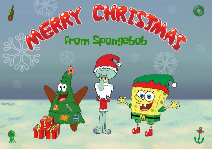 Spongebob Christmas Wallpaper 1