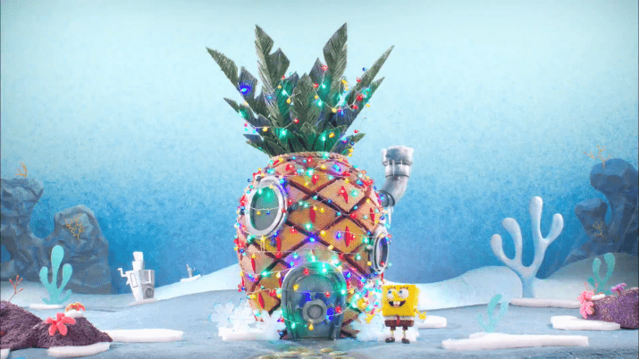 Spongebob Christmas wallpaper 1