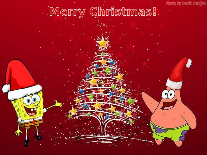 Spongebob Christmas wallpaper 1