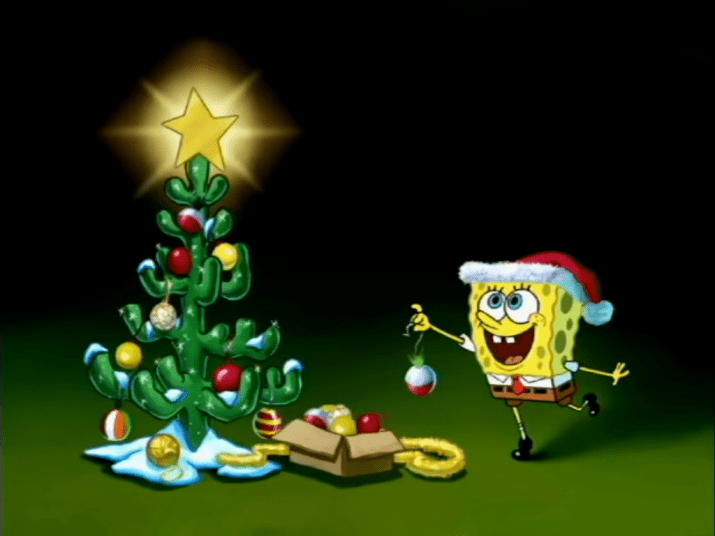 Spongebob Christmas wallpaper 1