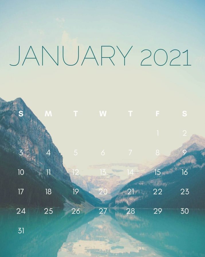 January 2021 Wallpaper 1
