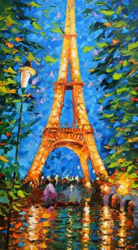 Eiffel Art Wallpaper 11
