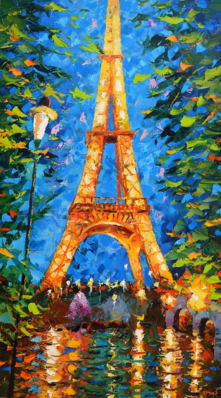 Eiffel Art Wallpaper 1