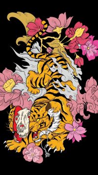 Tiger Art Wallpaper 29