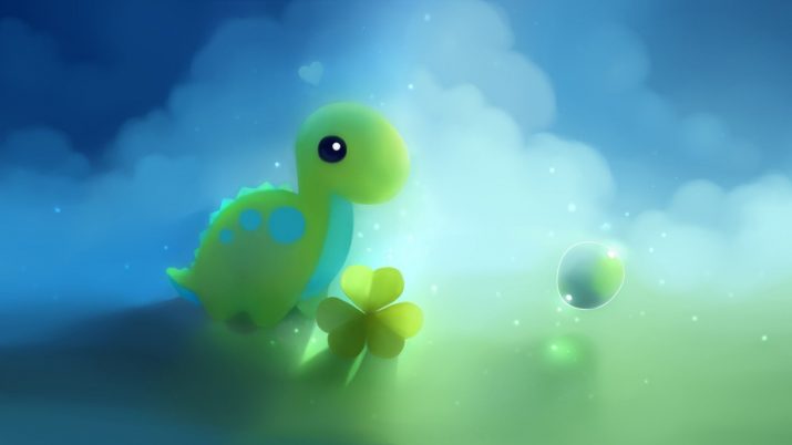 Cute Dinosaur Wallpaper 1