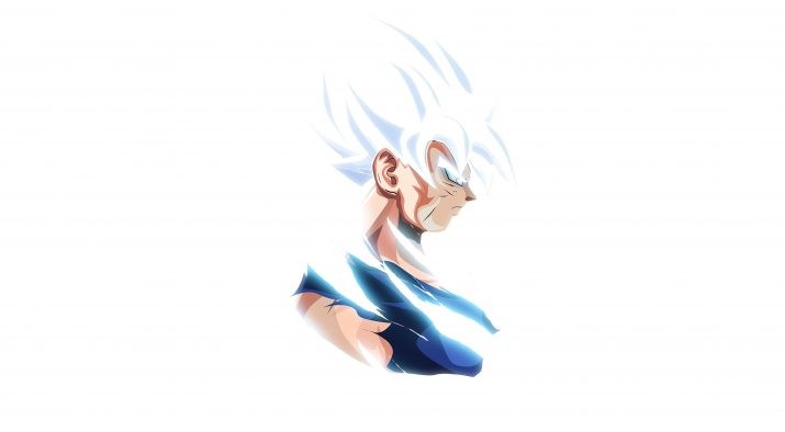 Goku Ultra Instinct White Wallpaper 1