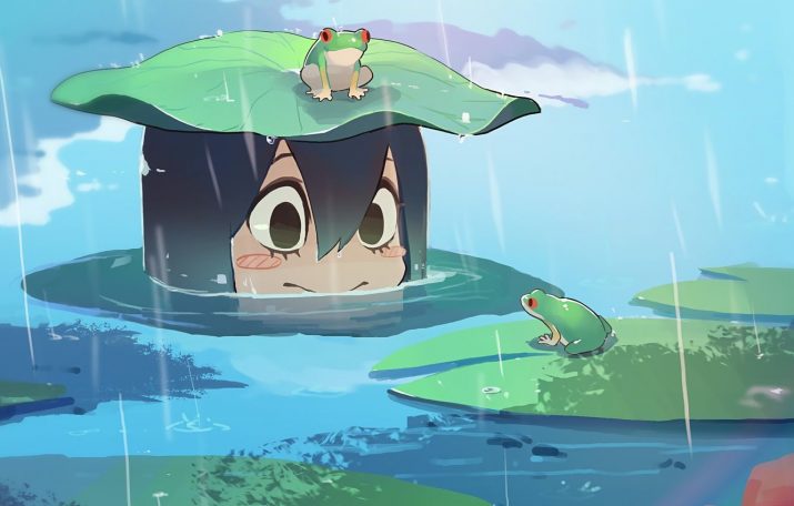 Cute Frog Wallpaper 1