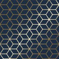 Navy and Gold Wallpaper 16
