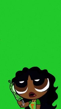 Black Girl Cartoon Wallpaper 3