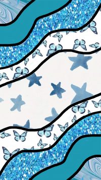 Blue Preppy Wallpaper 6