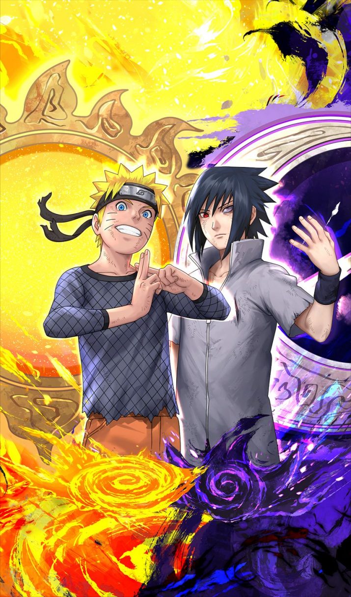 Naruto and Sasuke Wallpaper 1