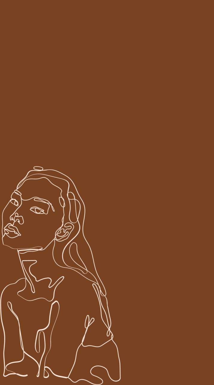 Brown Aesthetic Wallpaper Girl 1