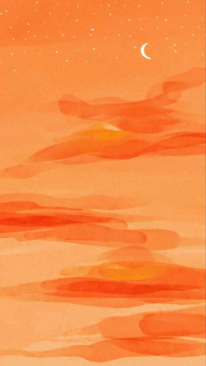 Orange Aesthetic Wallpaper 1