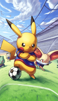 Pikachu Wallpaper Soccer 4