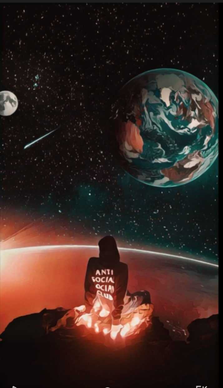 Space Anti Social Social Club Wallpaper 1