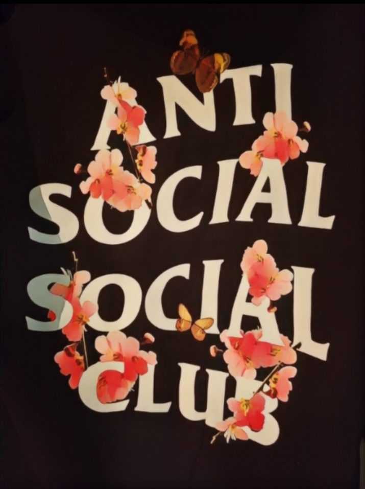 Anti Social Social Club Wallpaper Black 1