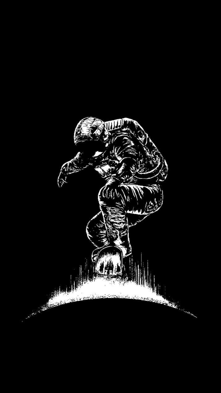 Black Skateboard Wallpaper 1