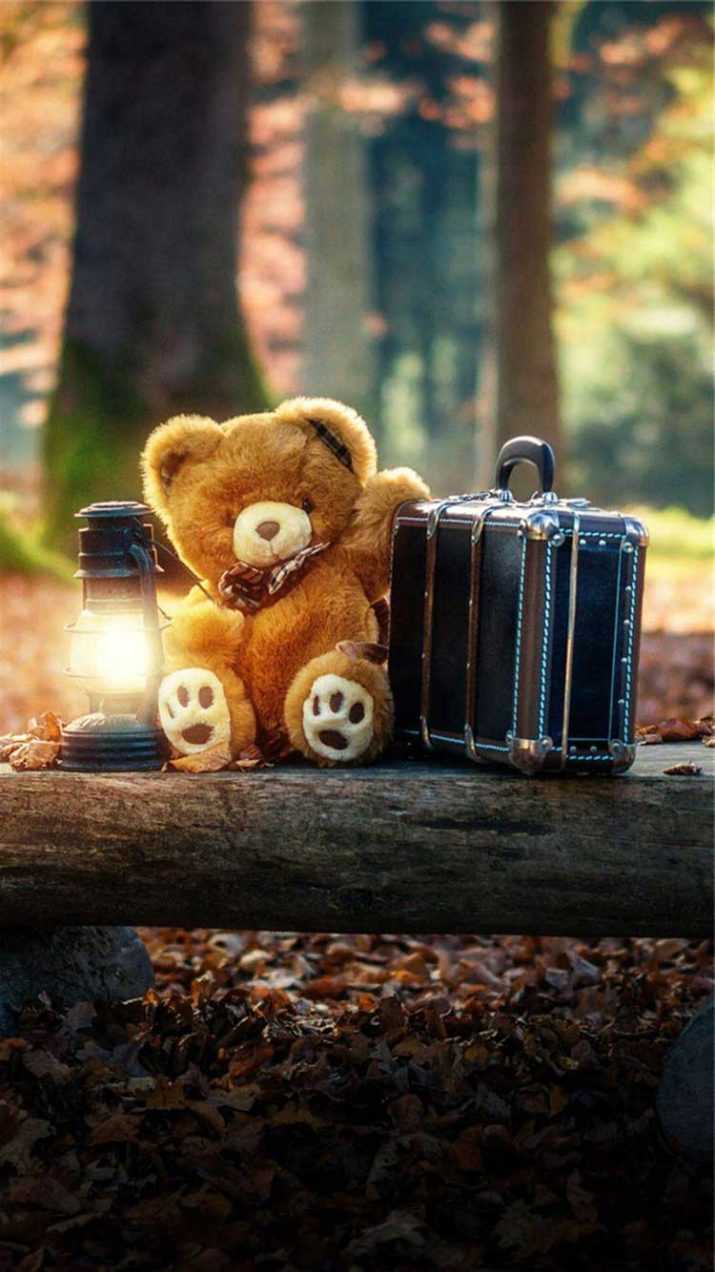 Teddy Bear Alone Wallpaper 1