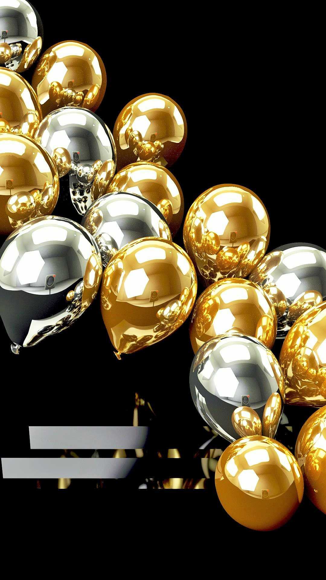 Gold Balloon Wallpaper - Wallpaper Sun