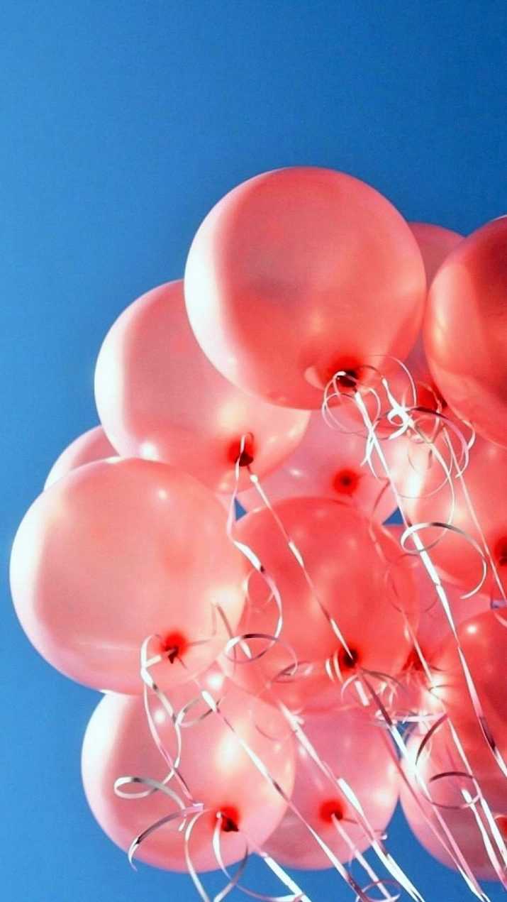 Pink Balloon Wallpaper 1