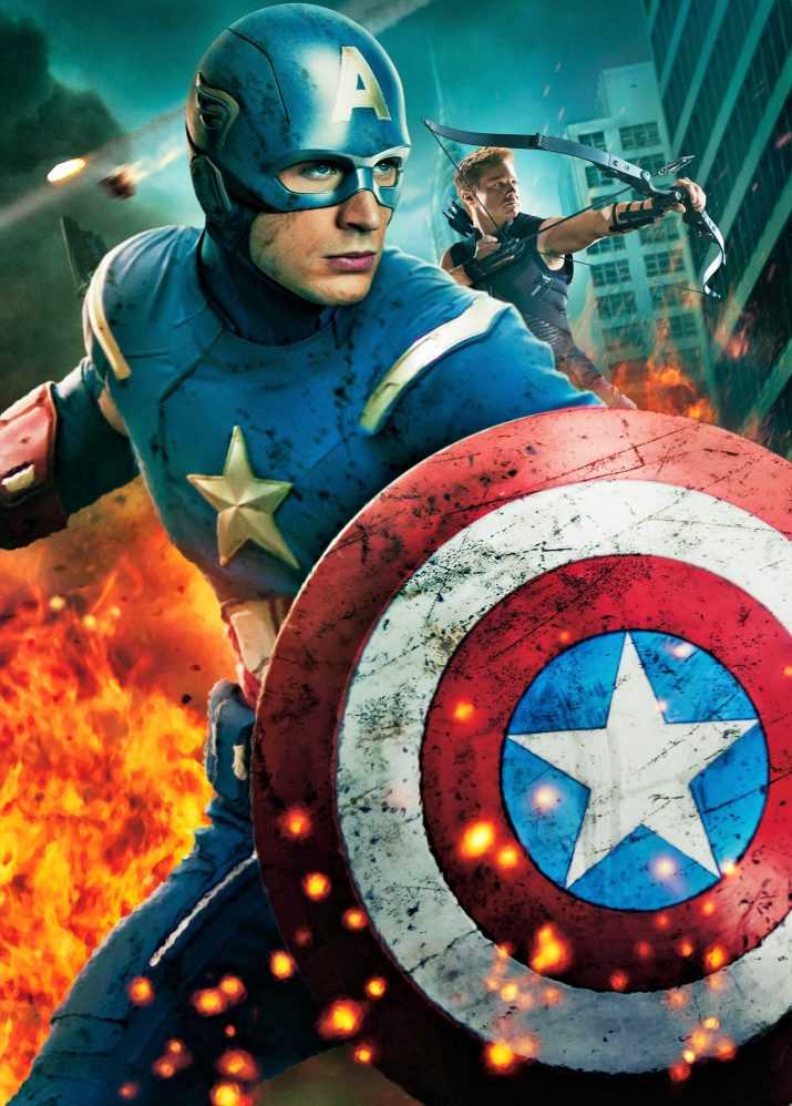 Fire Captain America Wallpaper 1