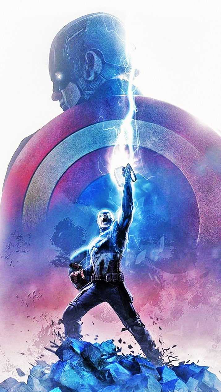 Lightning Captain America Wallpaper 1