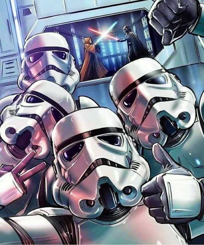 Selfie Clone Wars Wallpaper 1