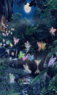 Night Fairy Grunge Wallpaper 14