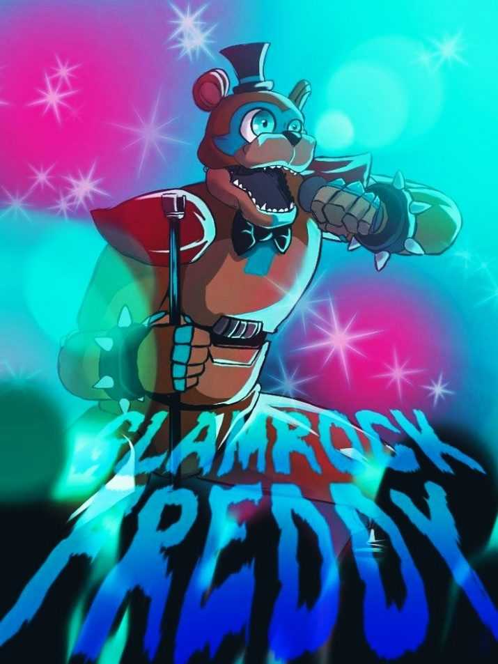 Fnaf Glamrock Freddy Wallpaper 1