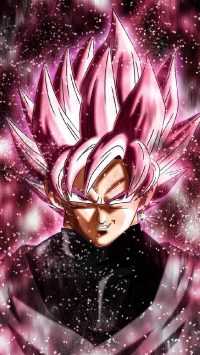 Pink Goku Black Wallpaper 18
