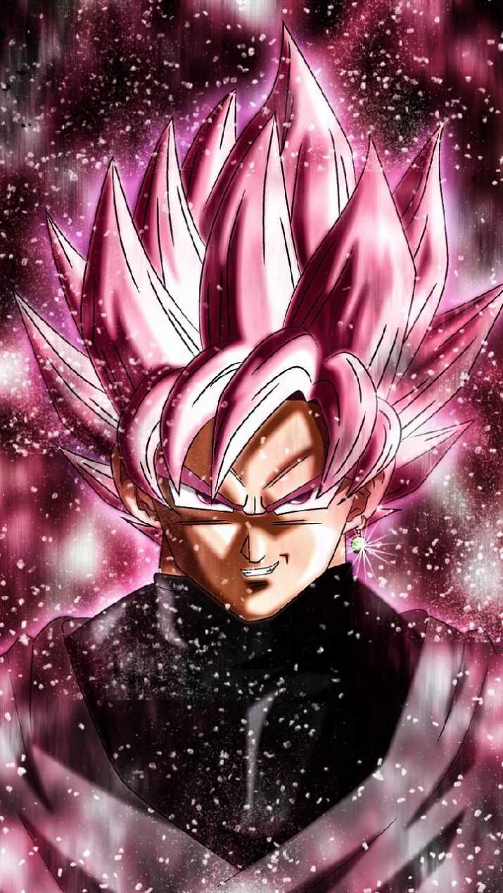 Pink Goku Black Wallpaper 1