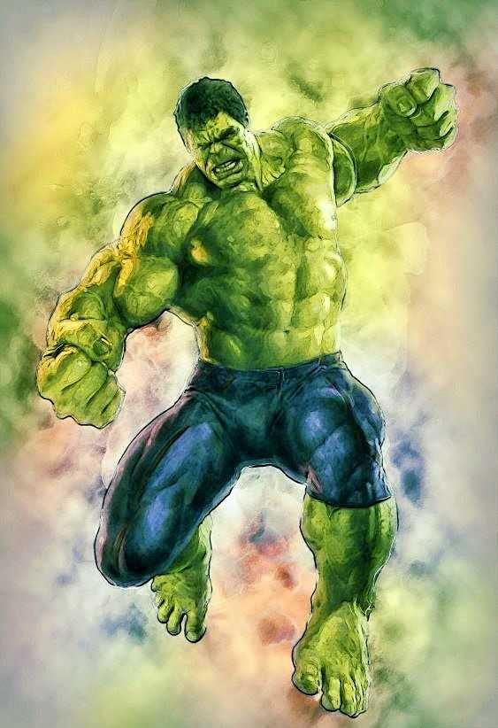 Paint Hulk Wallpaper 1