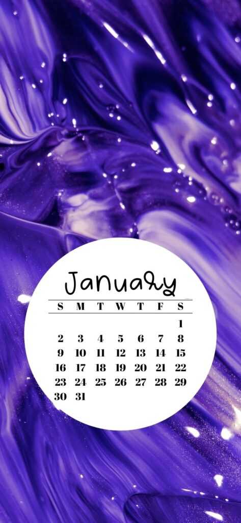 Purple January Wallpaper 1