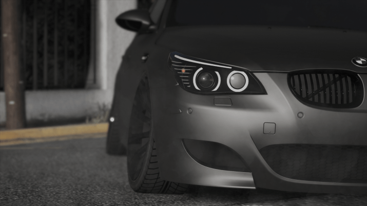 Bmw E60 Desktop Matte Black Wallpaper 1