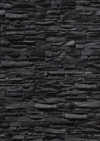 Brick Matte Black Wallpaper 37