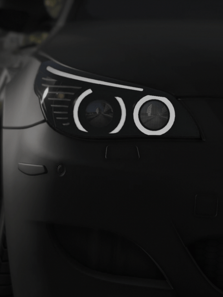 Bmw E60 Matte Black Wallpaper 1